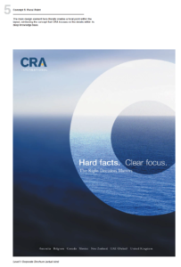The development of the collateral system for Charles River Associates successfully transformed the firm’s marketing communications, aligning it with their brand positioning and business objectives. By leveraging strategic branding and design, Agency BEL helped CRA create a cohesive and professional brand presence that supports their business development efforts and enhances their market position.