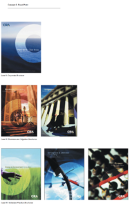 Charles River Associates (CRA), a renowned economic and business consulting firm, approached Agency BEL to develop a comprehensive collateral system that would streamline their marketing communications and enhance their brand presence. The project involved creating a series of brochures, presentation templates, and other marketing materials to better communicate CRA’s value proposition and expertise to their target audience.