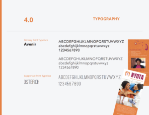 Nyota Medical Footcare Typography