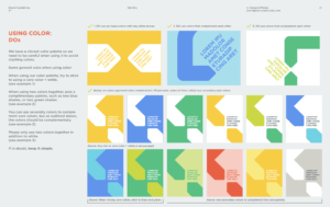 Demand Media design system. Example of a corporate identity trade dress