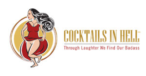 Women's empowerment branding Beverage branding Elixir product logo Online community for women Mid-life renaissance business Bold and dynamic branding AgencyBEL case study Cocktails in Hell brand Fun and empowering logo Women's elixir business