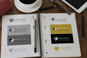 Fitness branding Wellness platform logo Holistic health services Yoga community branding Grounded Warrior case study AgencyBEL branding project Empowering fitness brand Health and wellness marketing Comprehensive fitness platform Professional fitness logo