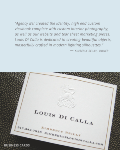 louis di calla fine lighting branding 1