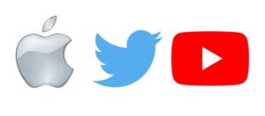 Also known as logo symbols or brand icons, brand marks are made of a graphic symbol or icon that reflects a brand’s identity or what it does. When you see such symbols, you can easily match the logo with the brand that owns them. For example, Apple’s logo is an apple while Twitter’s logo is a bird. Other examples include Target, Shell, Instagram, and Youtube. A pictorial mark can be used as a literal representation of your brand name and main business activity or to cleverly project your brand values. For instance, Apple’s logo literally represents its brand name while the YouTube logo depicts a video play button to represent the video service they provide.