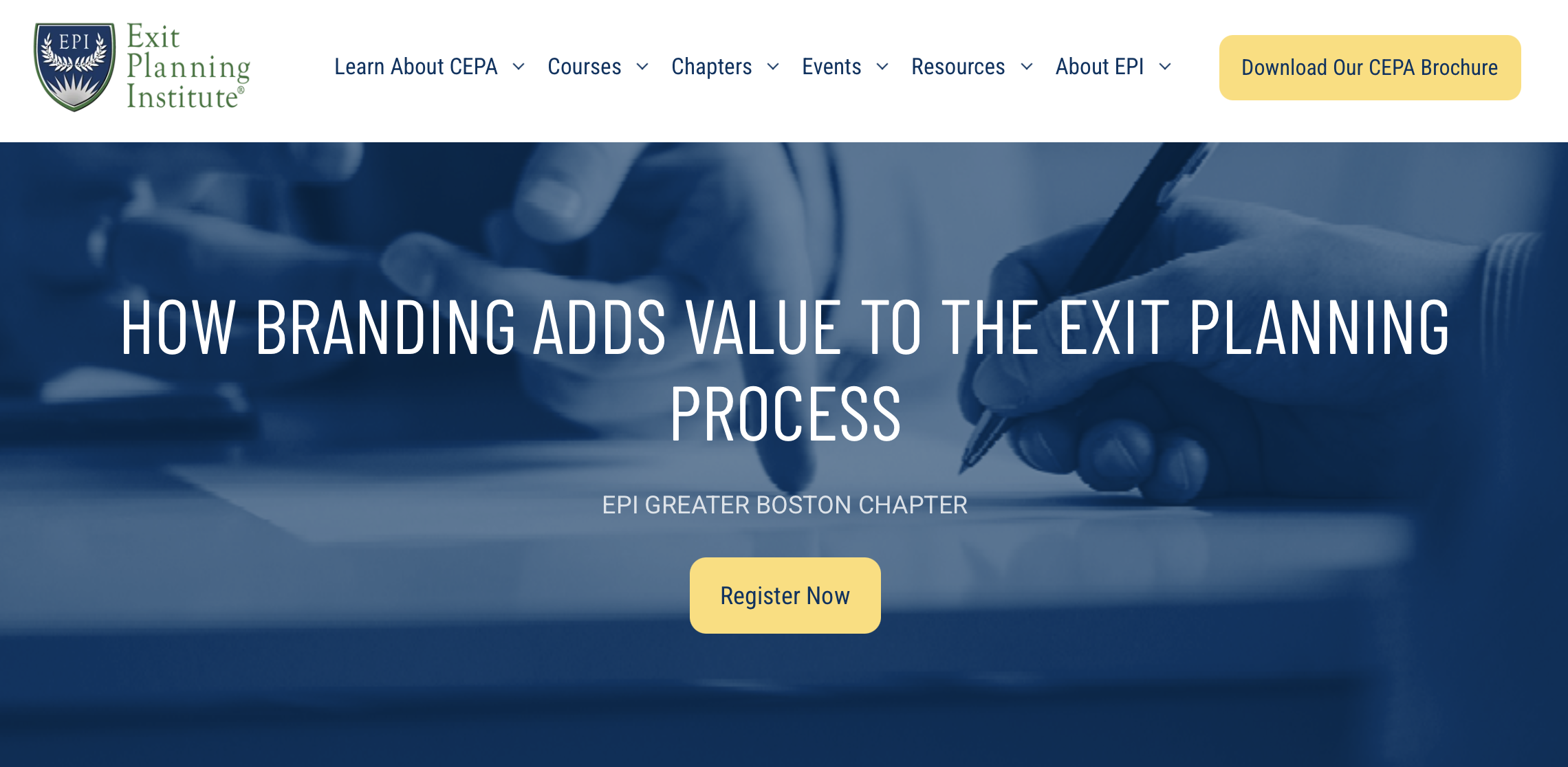 At the Exit Planning Institute, I’ll be exploring this intersection of branding and exit strategy—where financial value meets brand equity. My goal is to spark conversations among advisors, business owners, and deal-makers about how branding should be part of the early roadmap, not an afterthought.