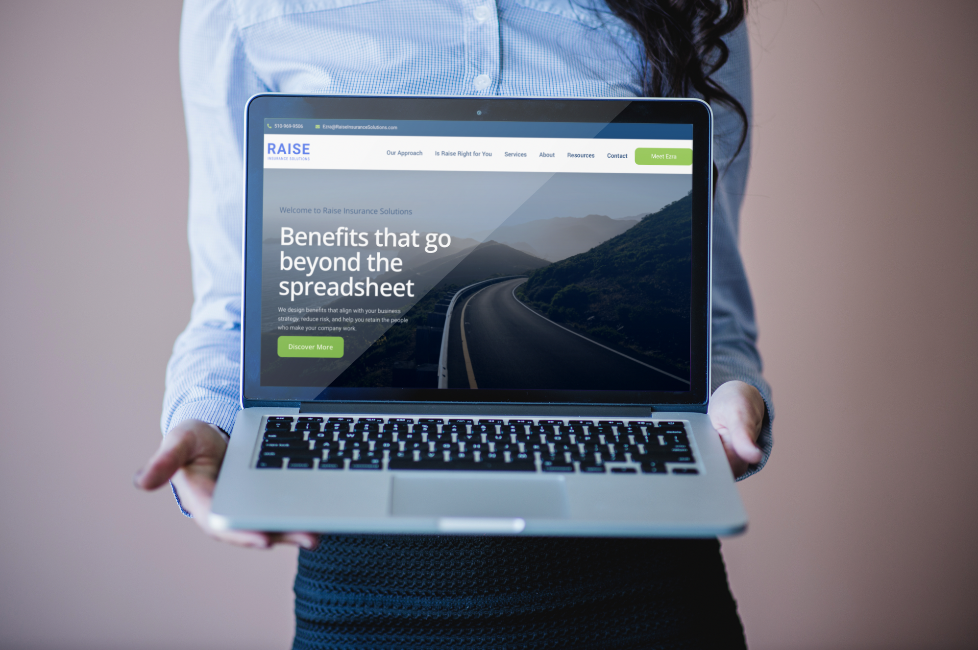 Agency Bel led Raise Insurance Solutions through a complete brand positioning and website development engagement—from strategic discovery through content architecture and copy refinement. We distilled Ezra’s core philosophy—benefits as business strategy—into messaging pillars, audience personas, and a clear narrative hierarchy for the website. The content plan emphasized what Raise does, how they do it, and who they do it for, without relying on SEO tactics or generic insurance jargon.